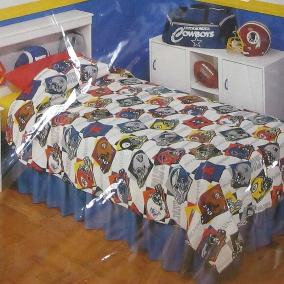 VTG Game Day NFL Team Blanket 72x90 Northwest Company USA Made Twin or Full Size - Picture 2 of 16